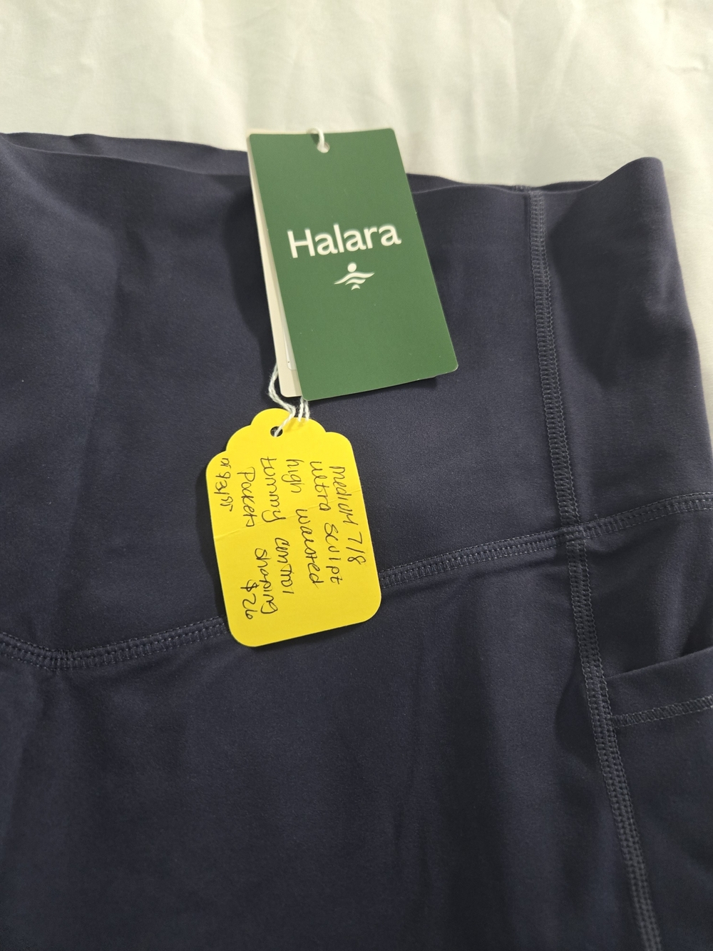 Halara Navy High-Waist Active Leggings Ultra Sculpt